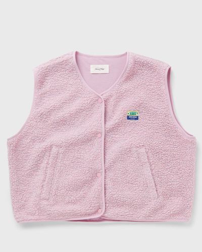 American vintage VEST HOKTOWN, pink