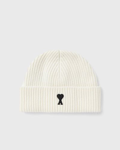 AMI Paris AMI DE COEUR BEANIE, white