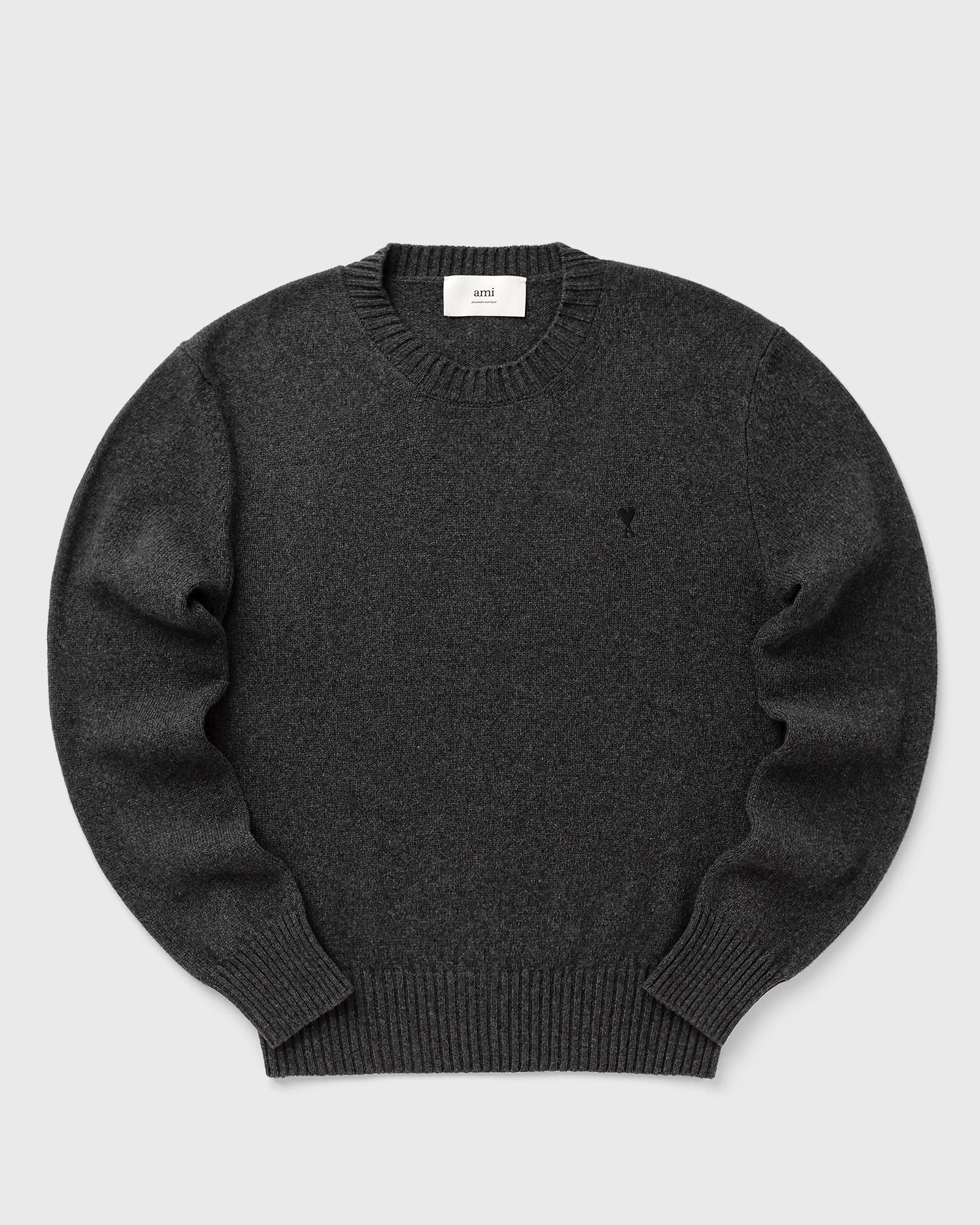 AMI Paris AMI DE COEUR CREWNECK SWEATER, grey