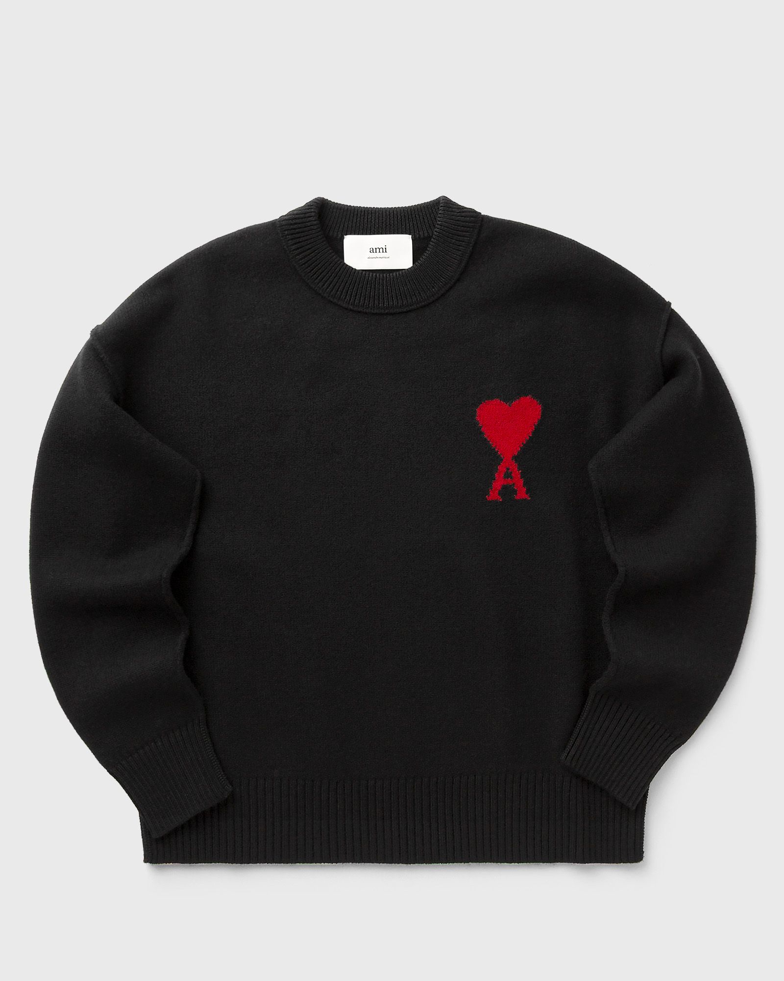 AMI Paris AMI DE COEUR CREWNECK SWEATER, black