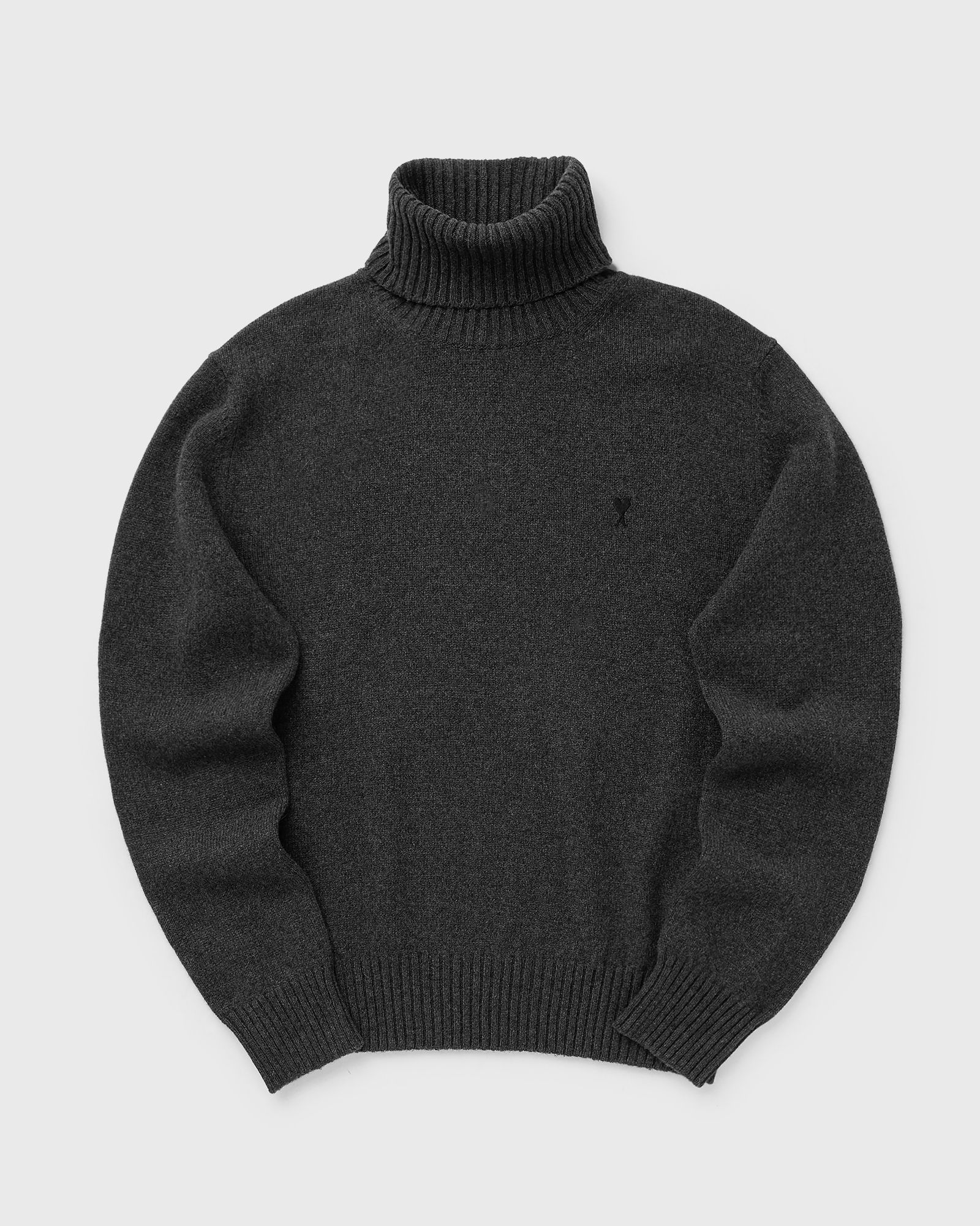AMI Paris AMI DE COEUR TURTLE NECK SWEATER, grey