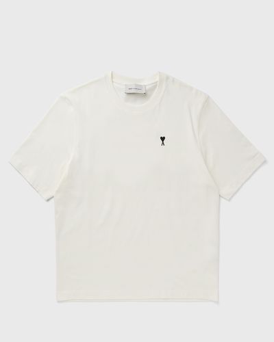 AMI Paris BOXY FIT SHORT SLEEVES ADC TEESHIRT, white