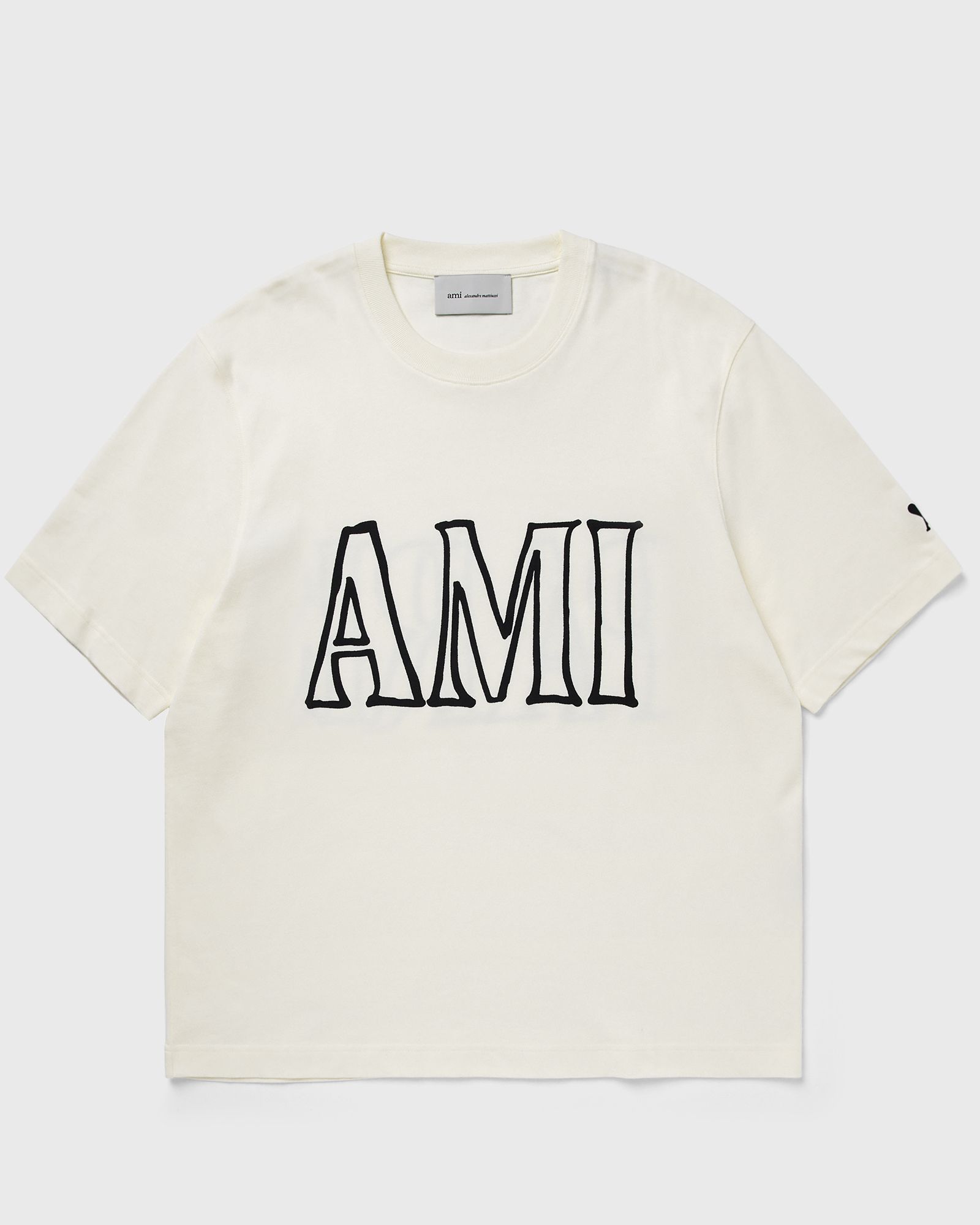 AMI Paris BOXY FIT SHORT SLEEVES TEESHIRT, white