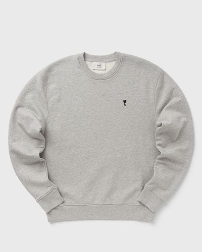AMI Paris CONTRASTED AMI DE COEUR SWEATSHIRT, grey