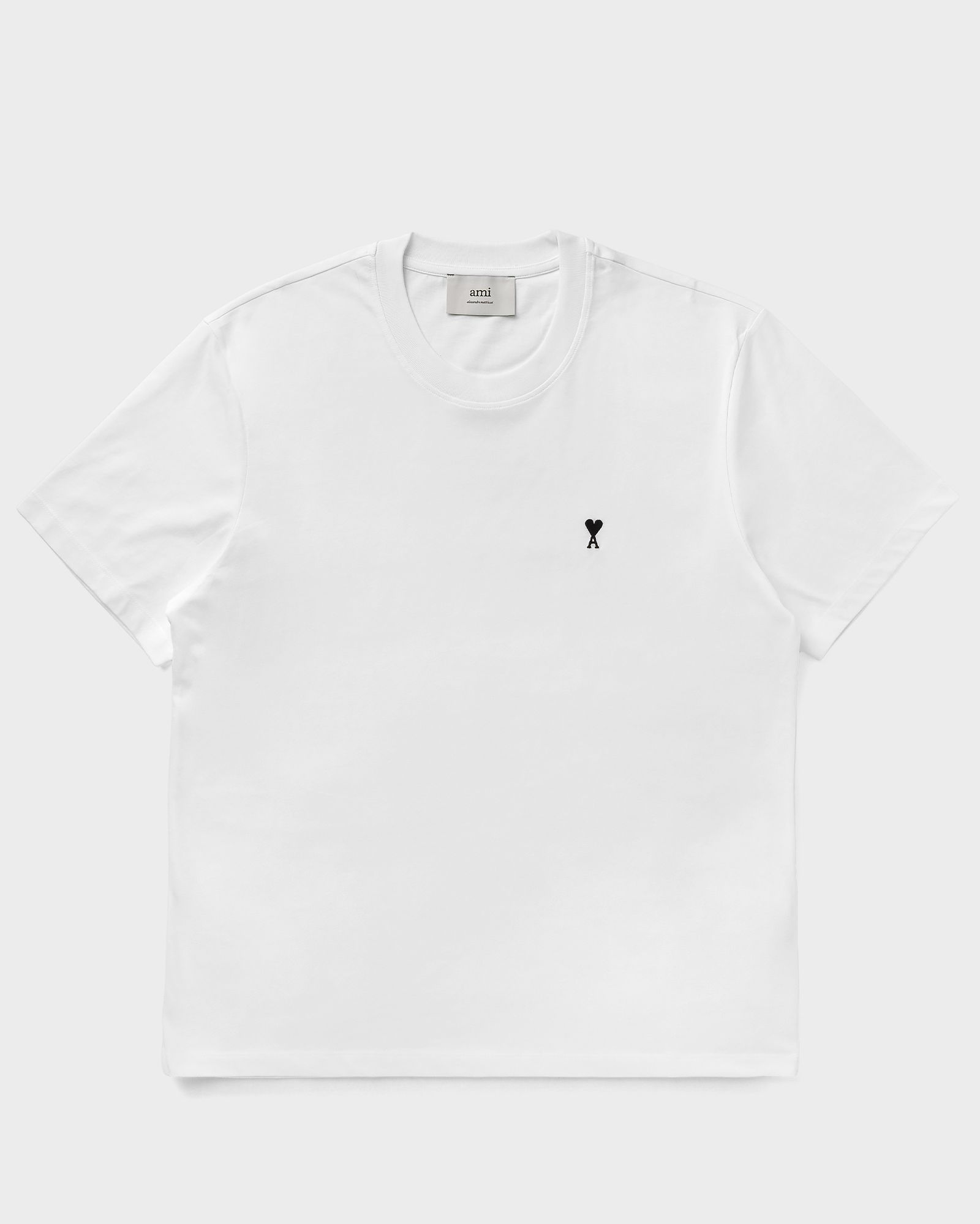 AMI Paris CONTRASTED AMI DE COEUR TEE, white