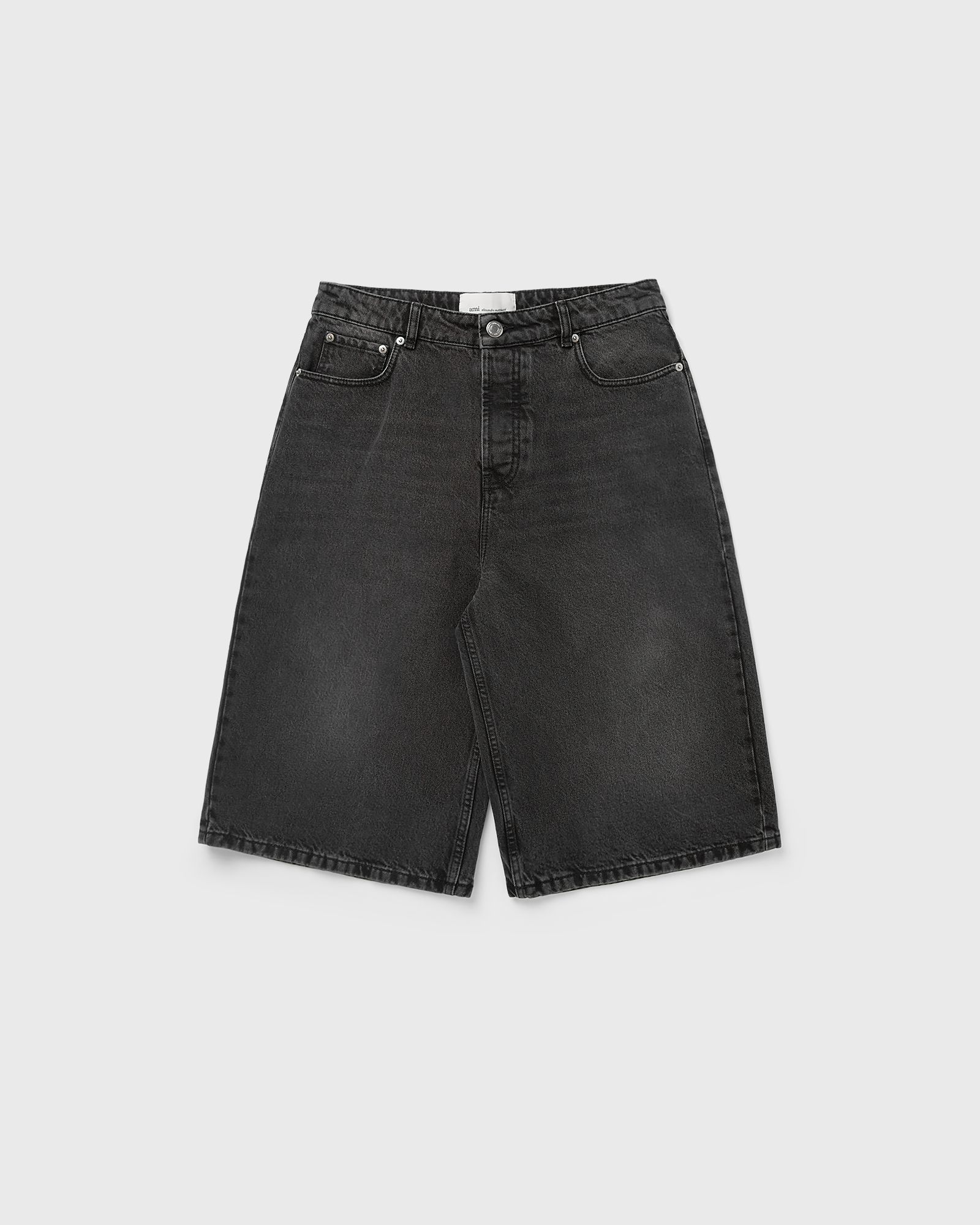 AMI Paris LARGE FIT BERMUDA SHORTS, black