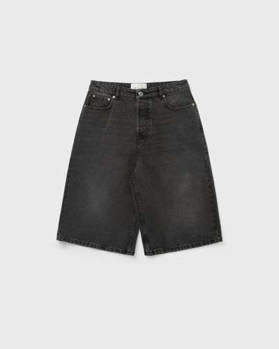 AMI Paris LARGE FIT BERMUDA SHORTS, black