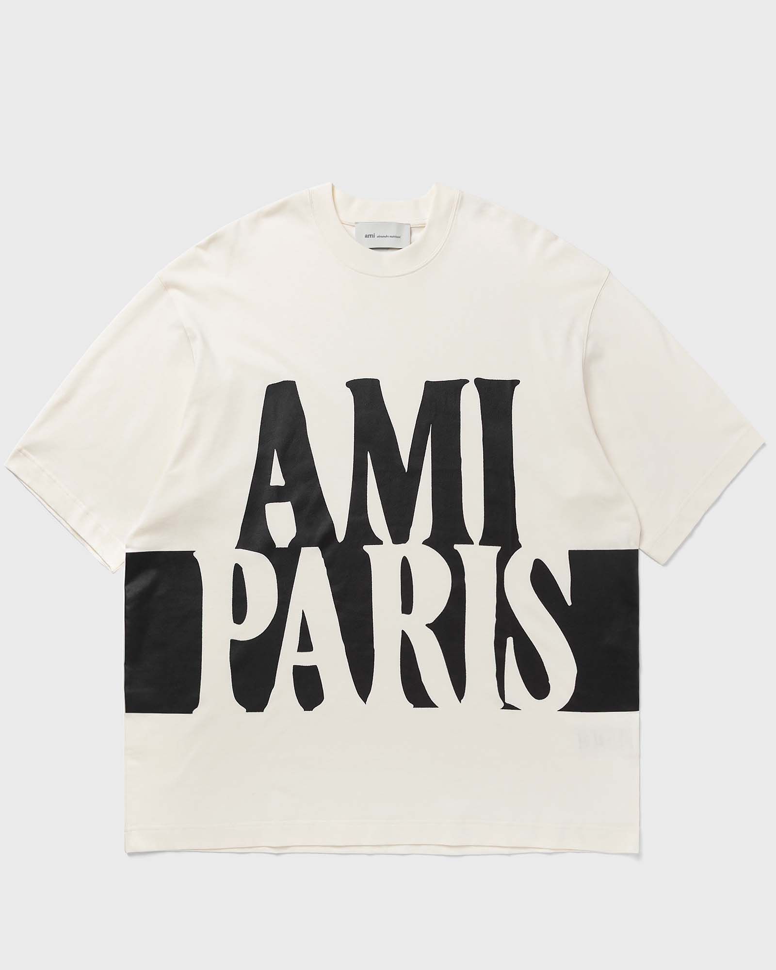 AMI Paris OVERSIZE FIT SHORT SLEEVES TEESHIRT, white