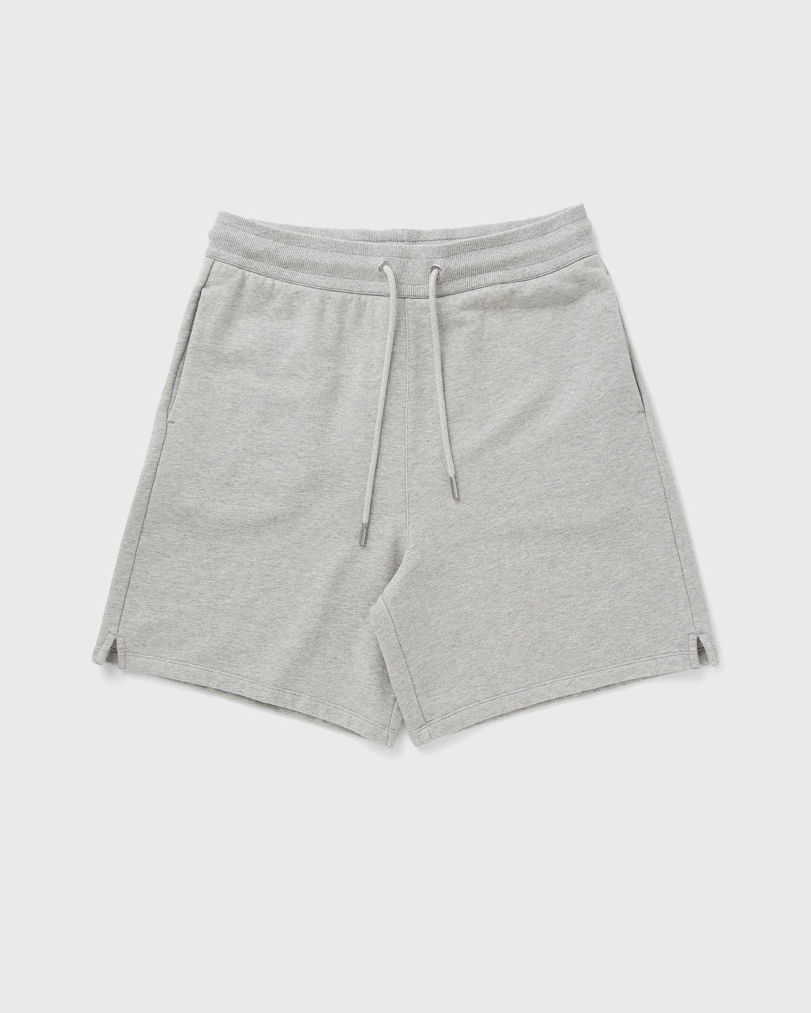 AMI Paris SHORT WITH CONTRASTED AMI DE COEUR, grey