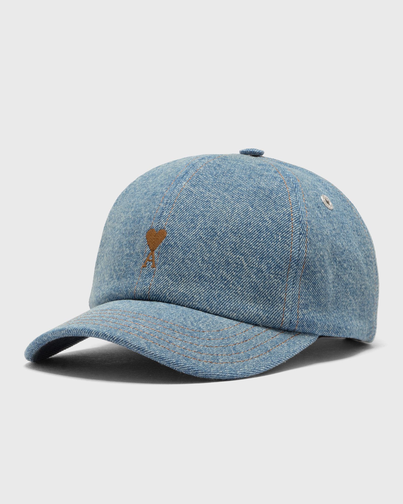 AMI Paris TABACCO AMI DE COEUR EMBROIDERY CAP, blue