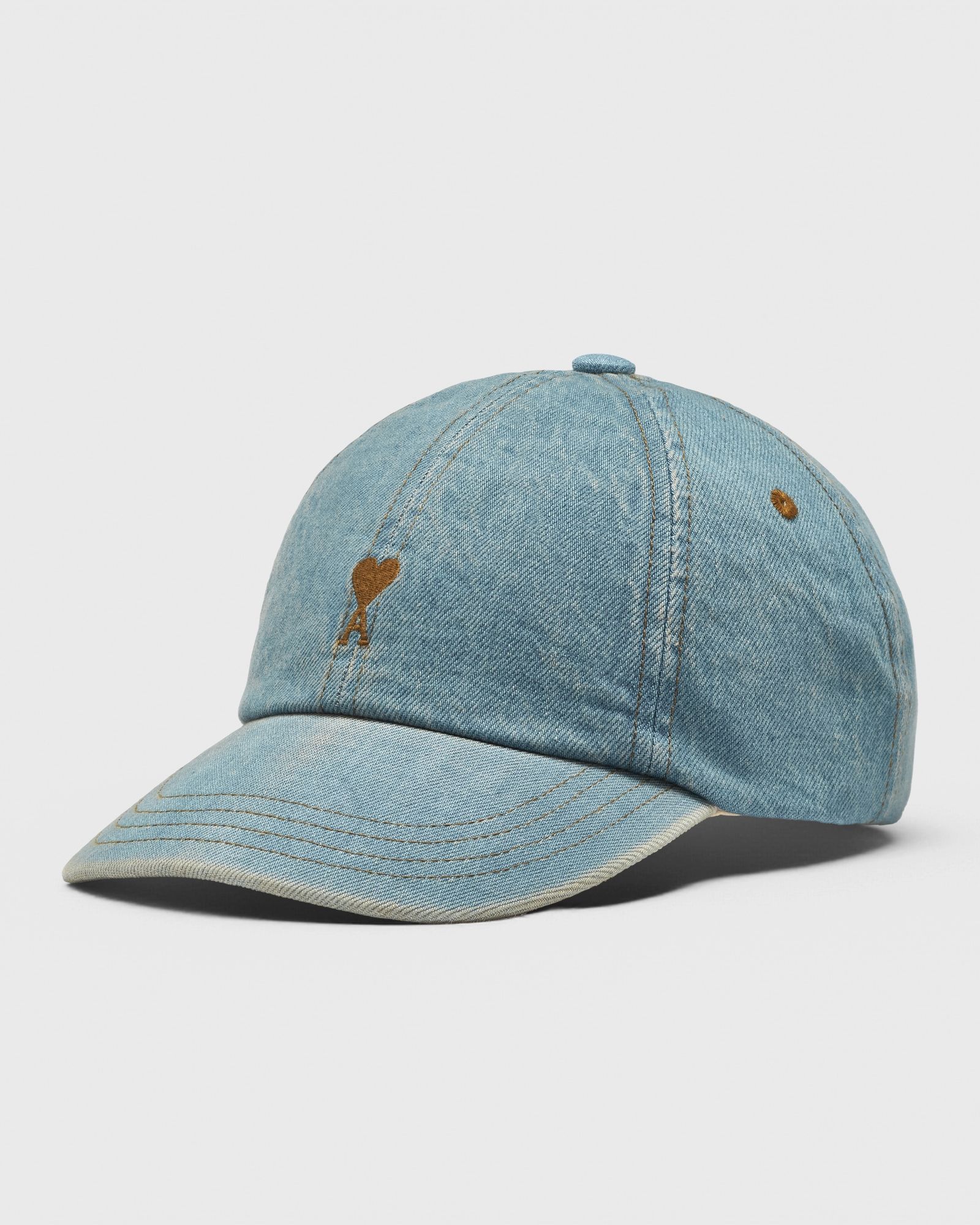 AMI Paris TOBACCO AMI DE COEUR EMBROIDERY CAP, blue