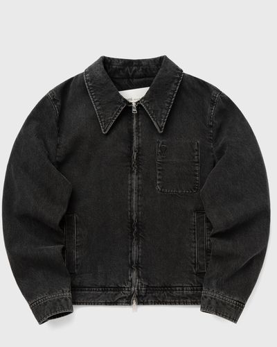 AMI Paris TONAL AMI DE COEUR ZIPPED JACKET, black