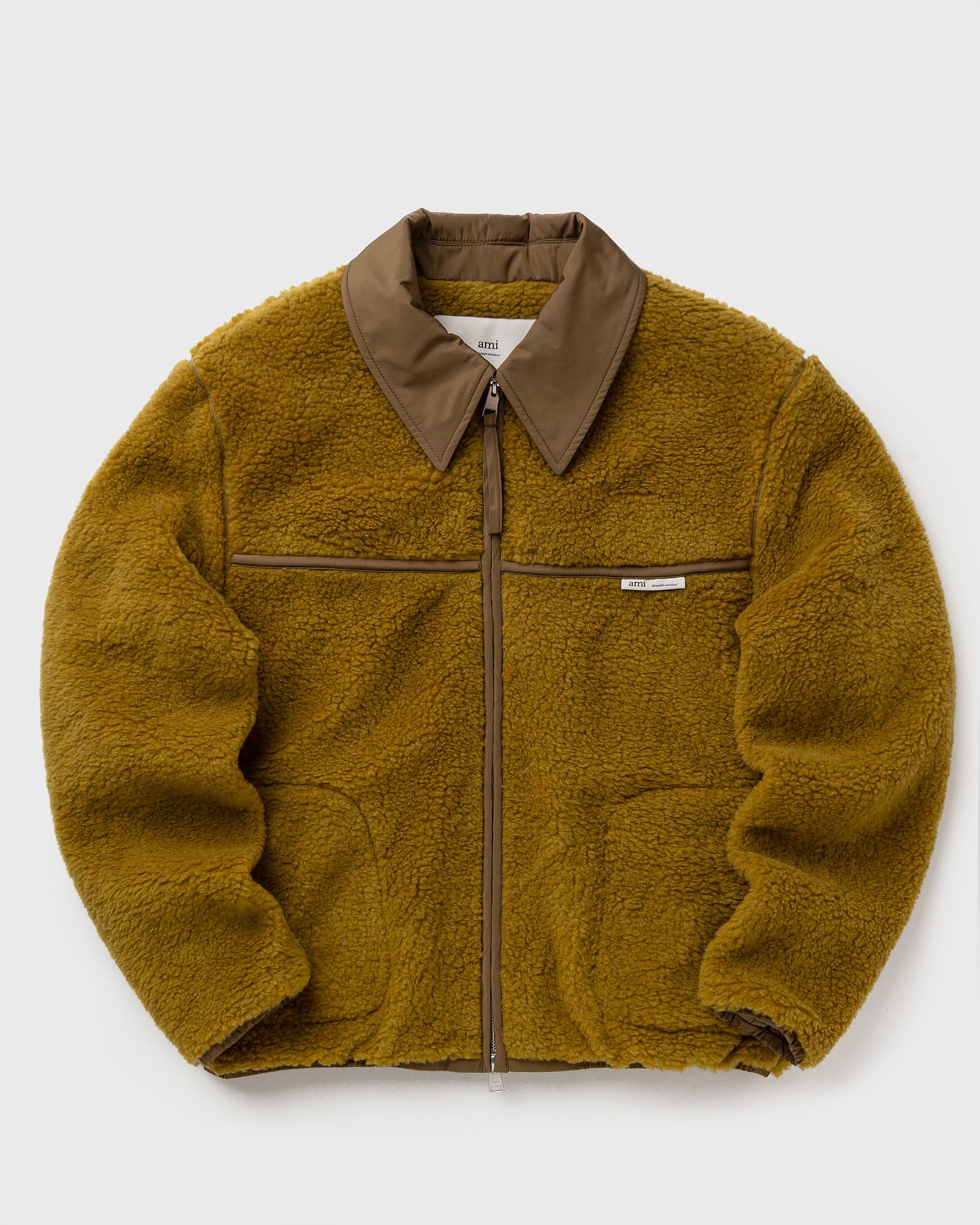 AMI Paris ZIPPED JACKET, brown