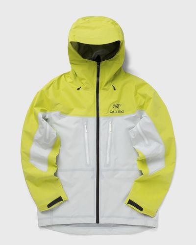 Arc'teryx Alpha Jacket, white|yellow