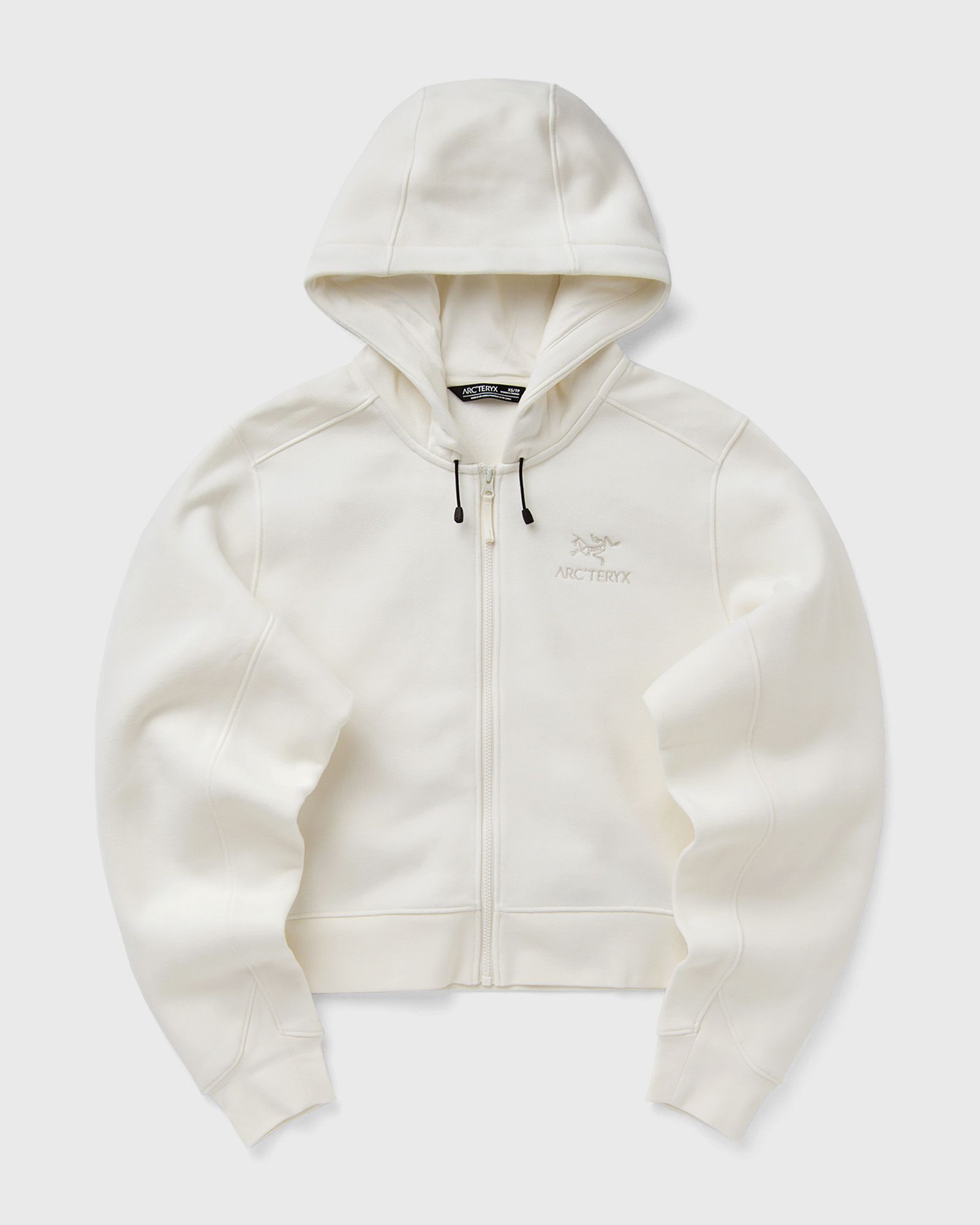 Arc´teryx WMNS Emblem Fleece Full Zip Crop Hoody, beige