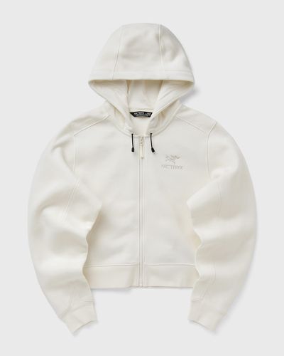 Arc'teryx WMNS Emblem Fleece Full Zip Crop Hoody, beige