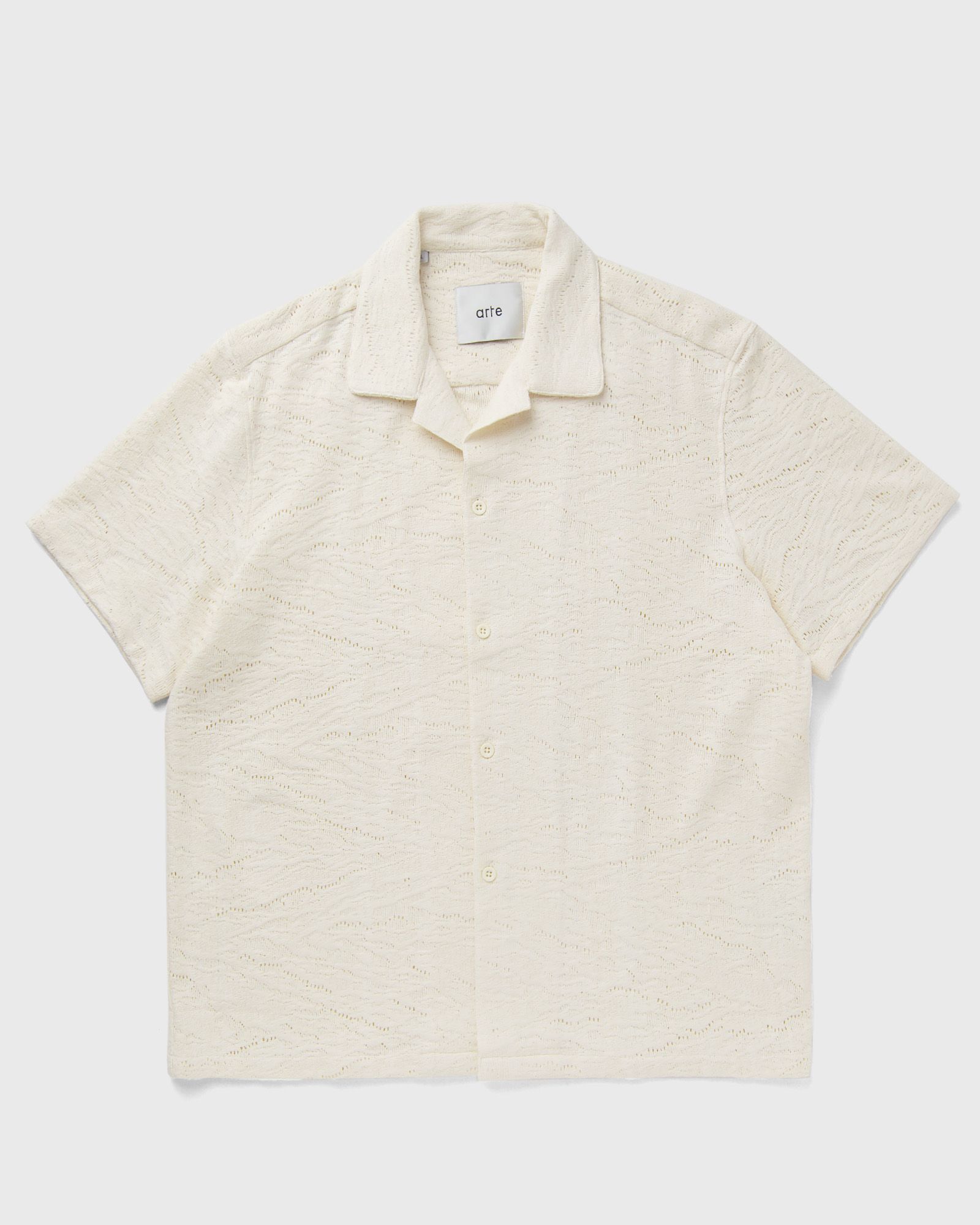 Arte Antwerp Crochet shirt, beige