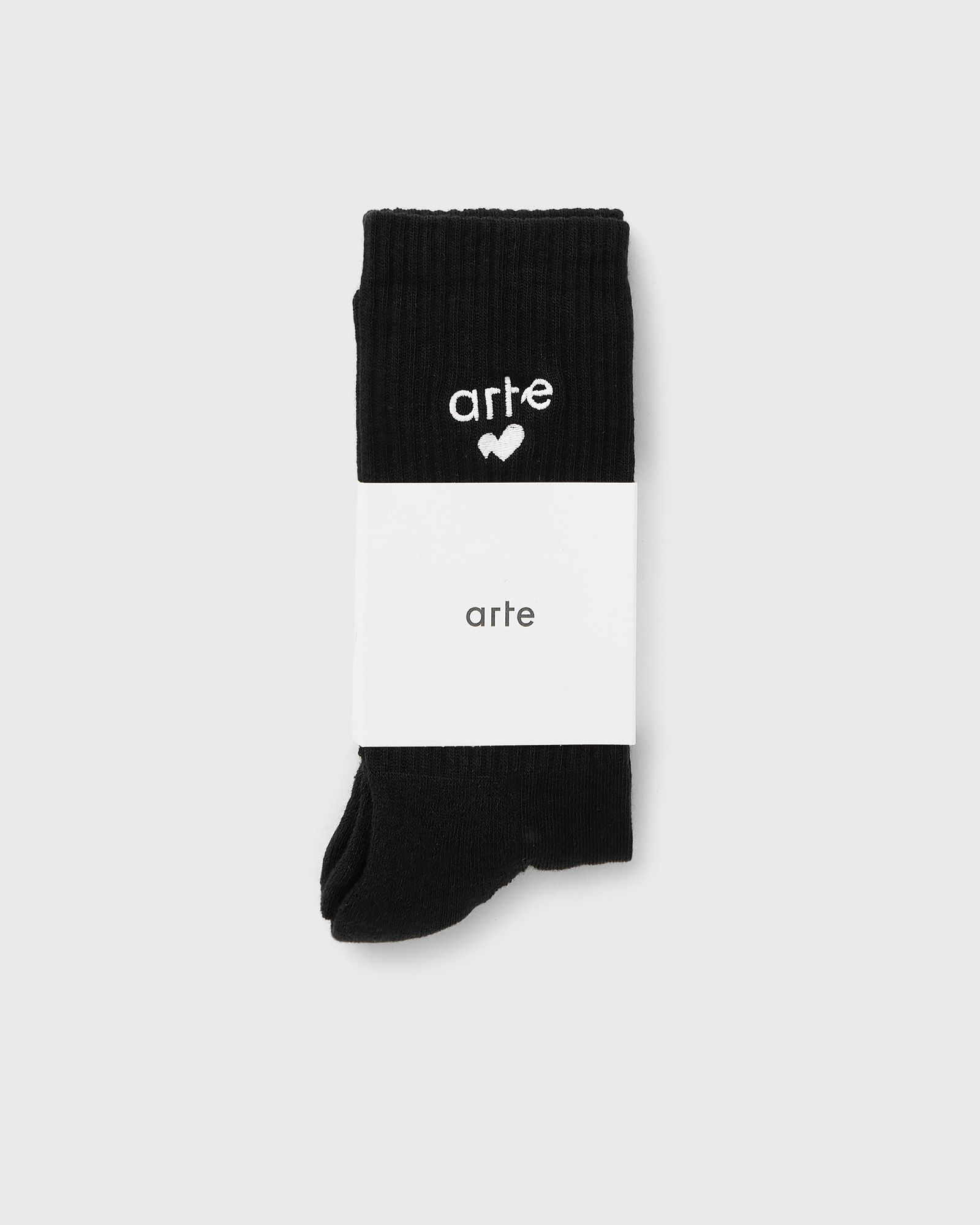 Arte Antwerp Heart Logo Socks, black