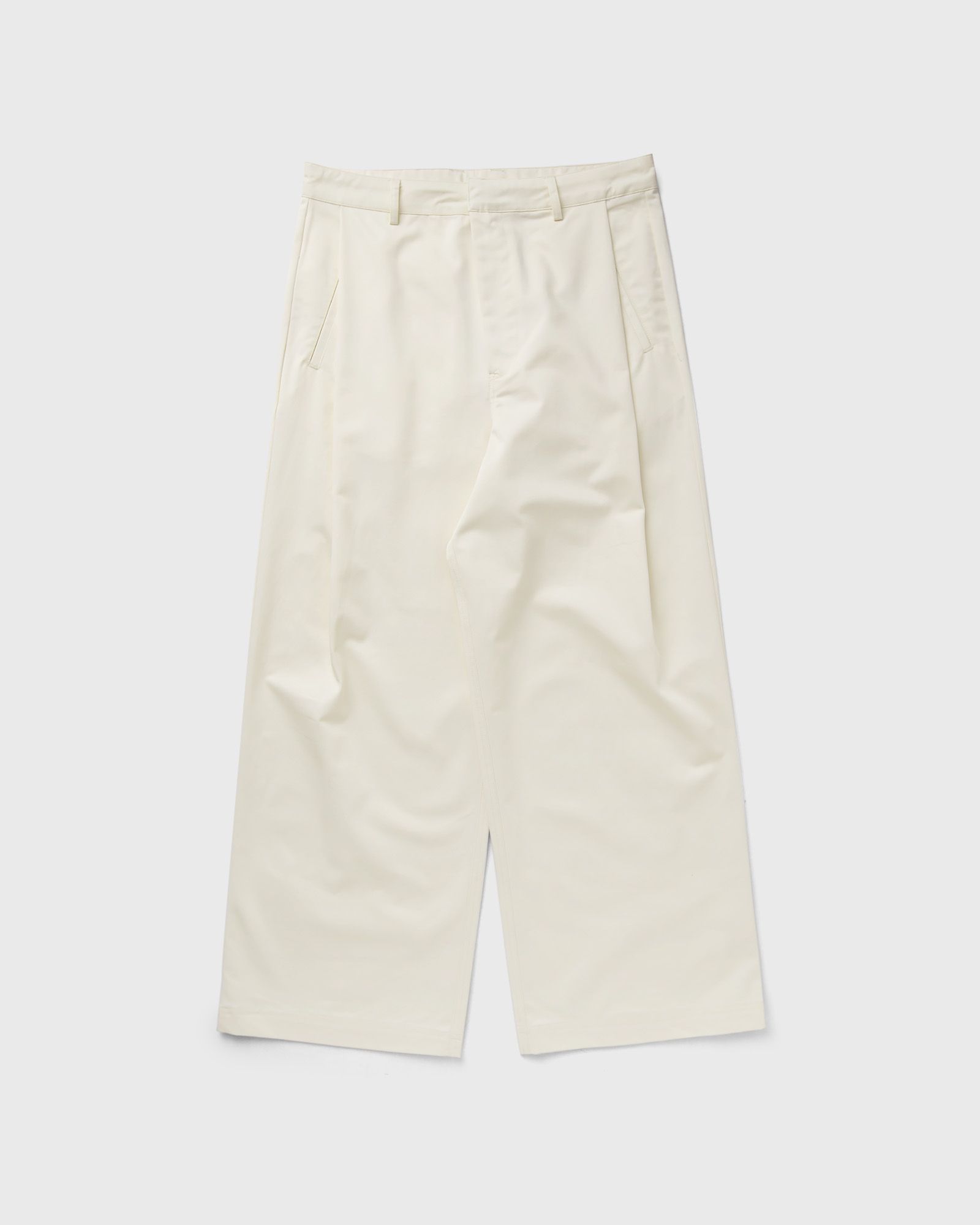 Arte Antwerp Pleaded Cotton Pants, beige