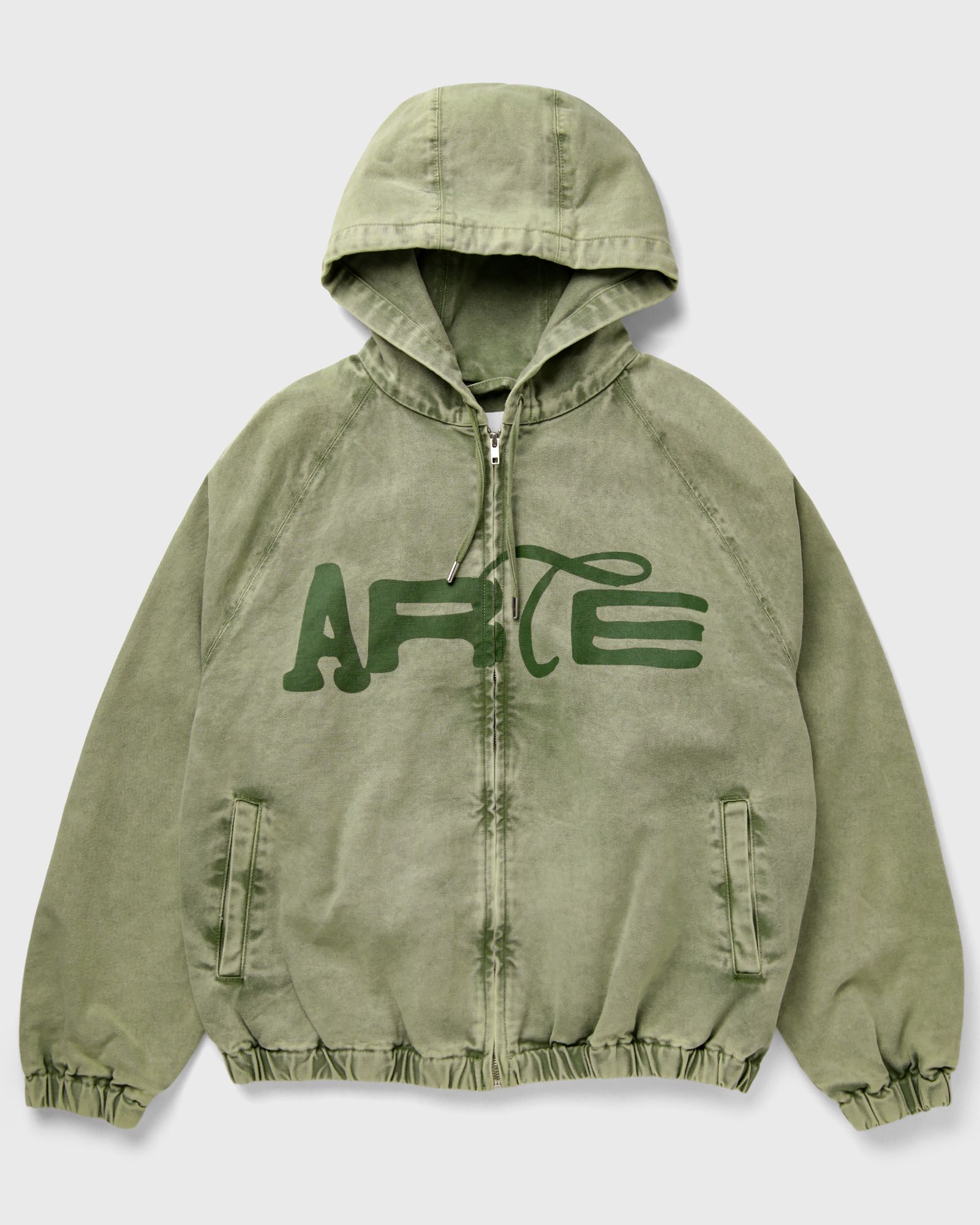 Arte Antwerp Polyform Canvas Hooded Jacket, green