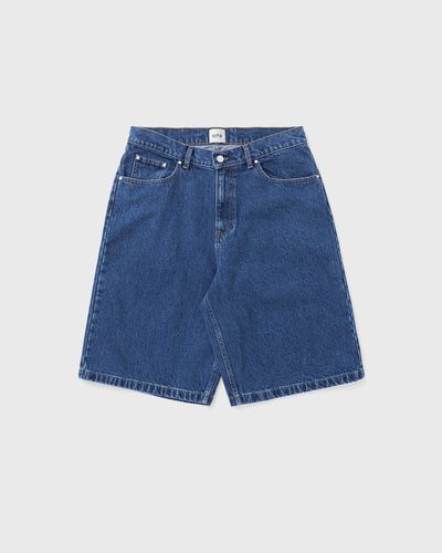 Arte Antwerp Round pocket Denim Shorts, blue