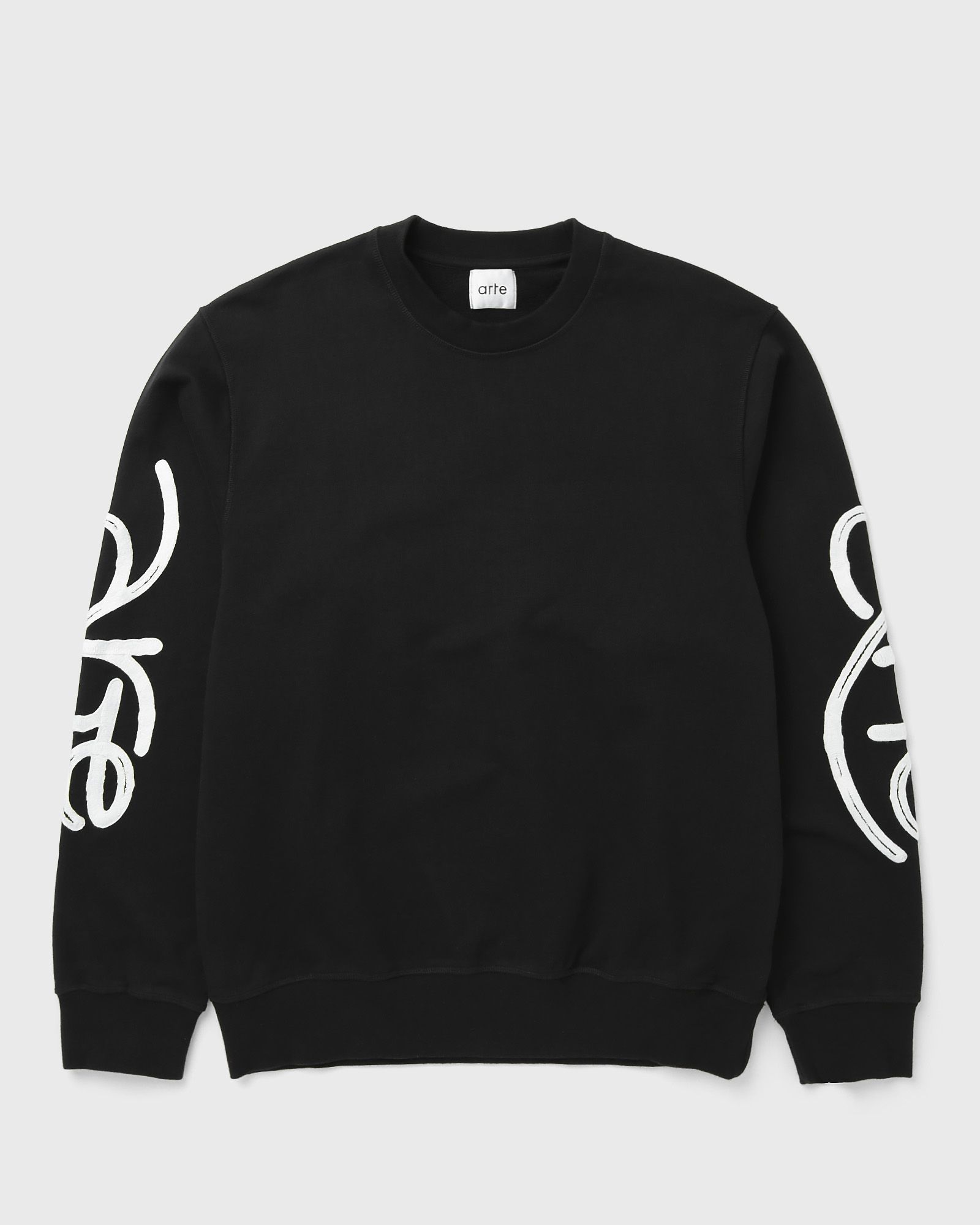 Arte Antwerp Swirl Crewneck, black