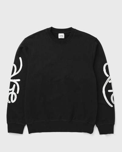 Arte Antwerp Swirl Crewneck, black