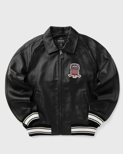 Avirex LONDON ICON JACKET (BSTN EXCLUSIVE), black