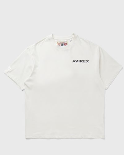 Avirex STACKED A TEE, white