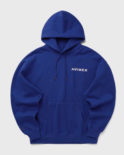 Avirex STACKED LOGO HOODIE, blue
