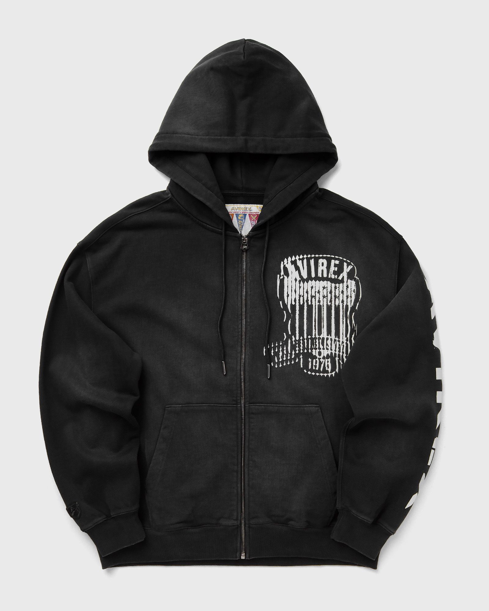 Avirex WASHED HOODIE, blue