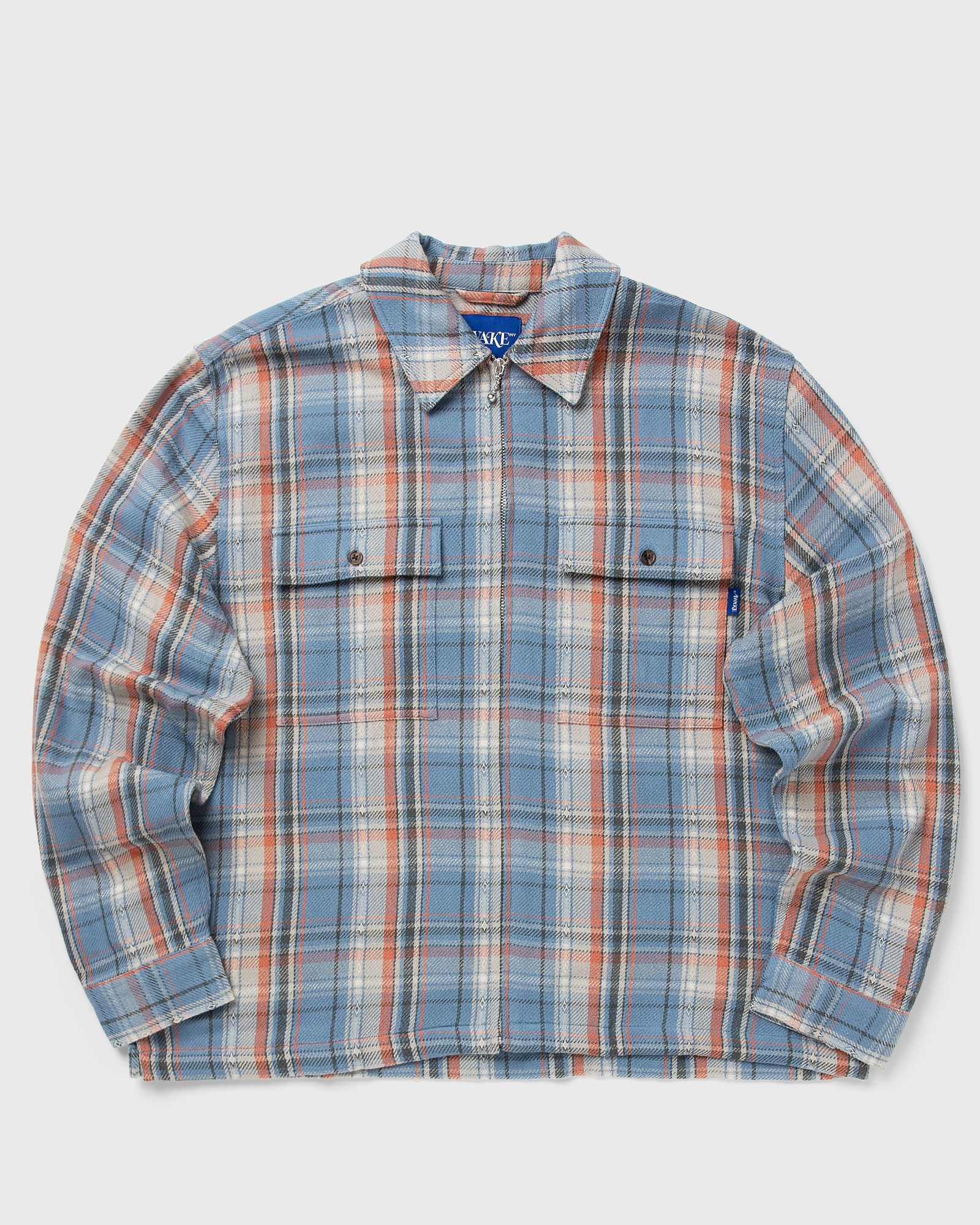 Awake RIVINGTON ZIP FLANNEL, blue