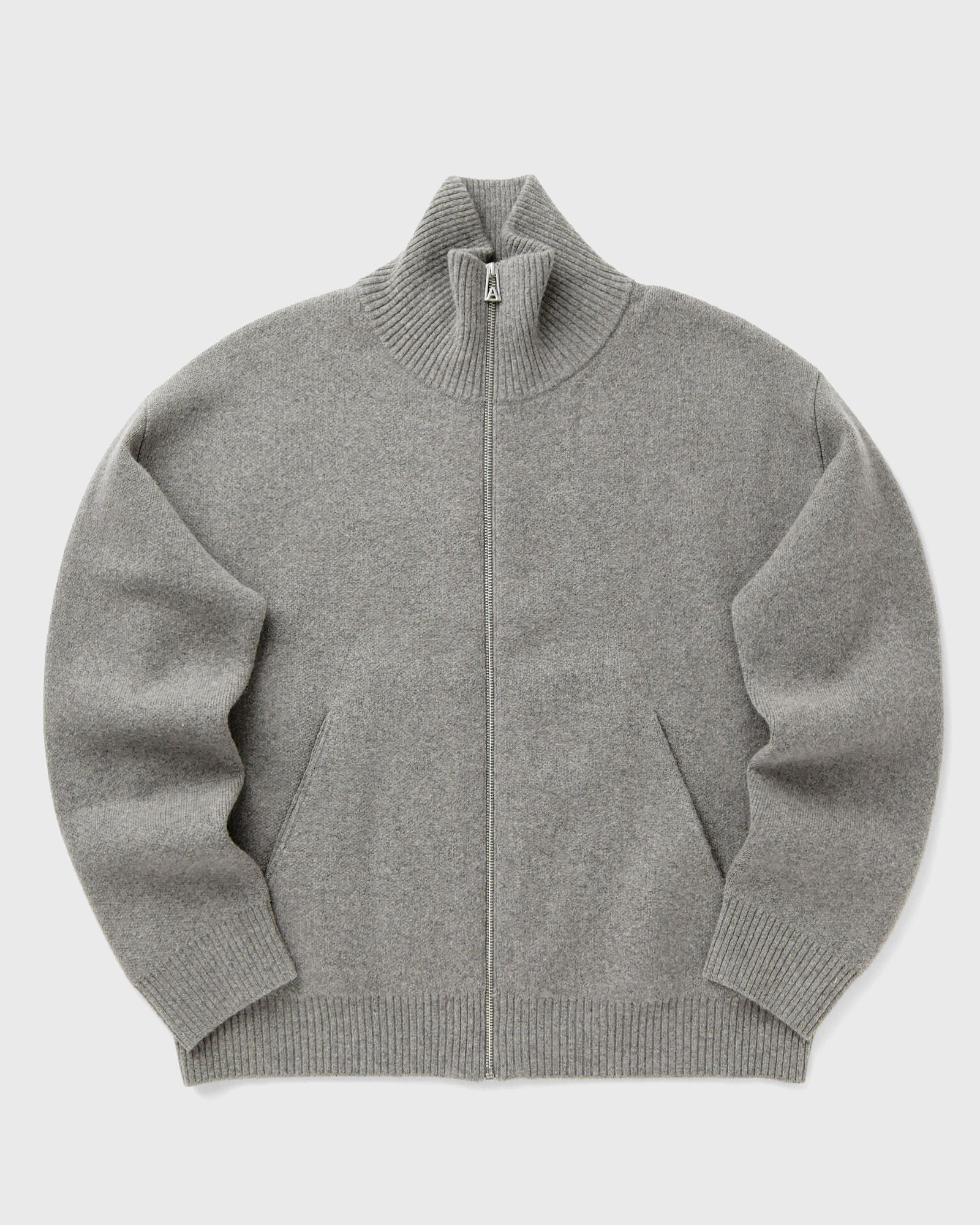Axel Arigato Core Zip-Up Sweater, grey