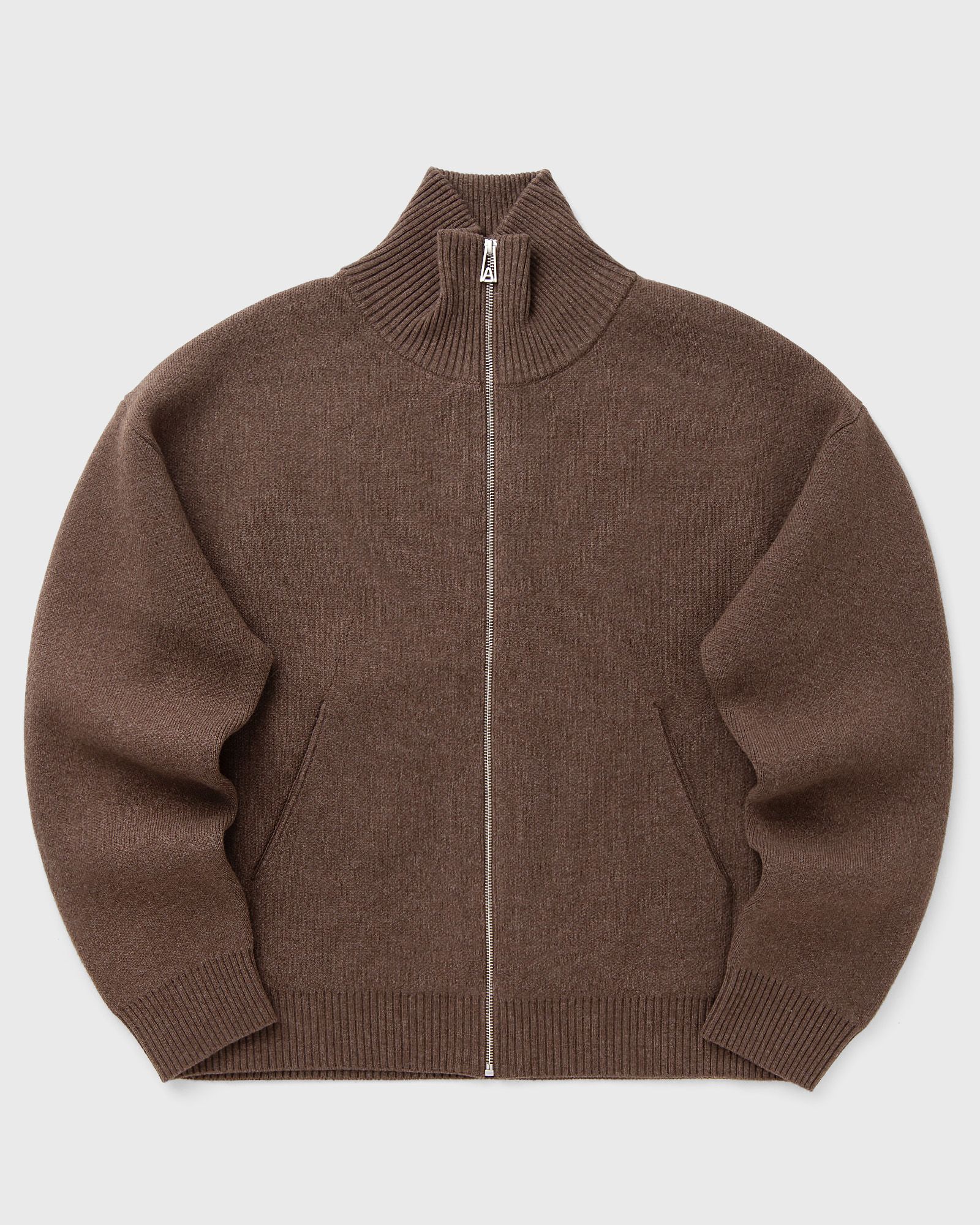 Axel Arigato Core Zip-Up Sweater, brown