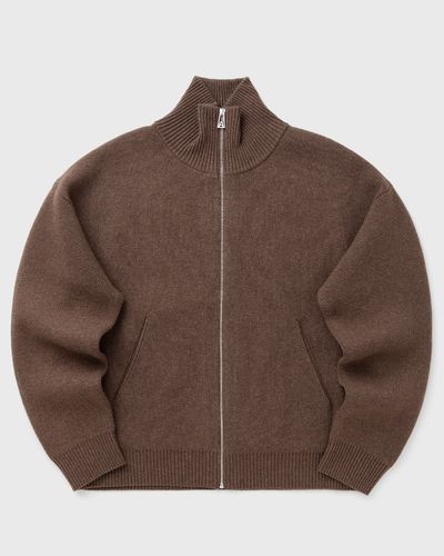Axel Arigato Core Zip-Up Sweater, brown
