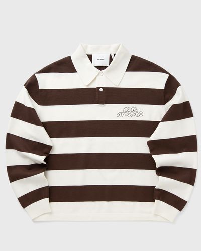 Axel Arigato Rey Polo Sweater, brown|white