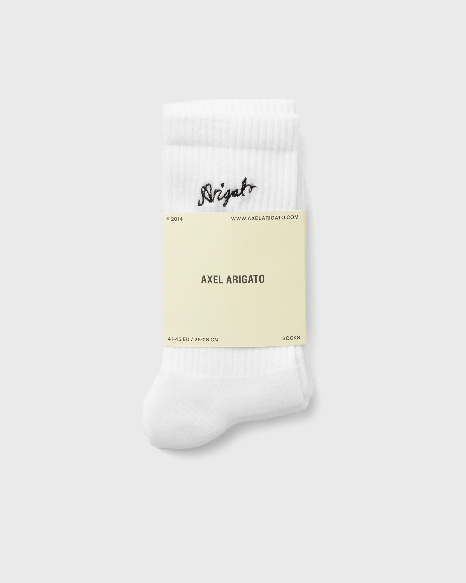 Axel Arigato Scribble Arigato Tube Socks, white