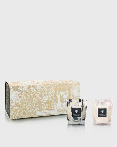 Baobab Duo candles Pearls MAX08 Black-White - 180GR, multi