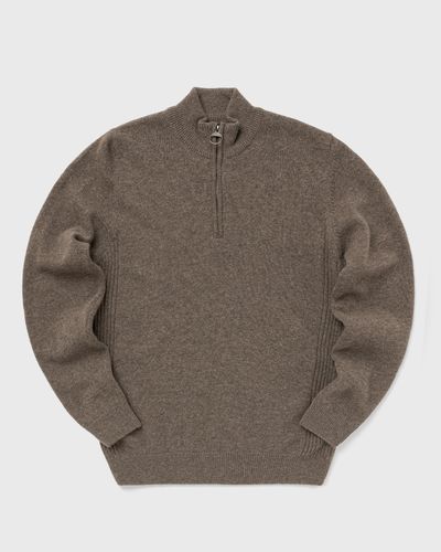 Barbour Holden Half Zip, brown