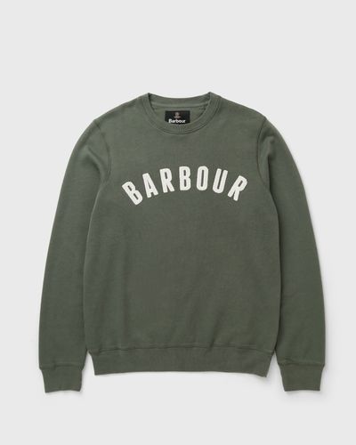 Barbour Prep Logo Crew, green