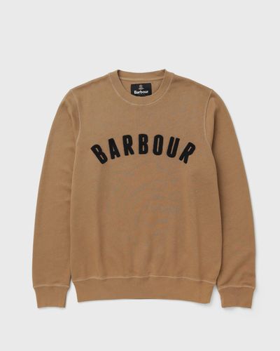 Barbour Prep Logo Crew, brown