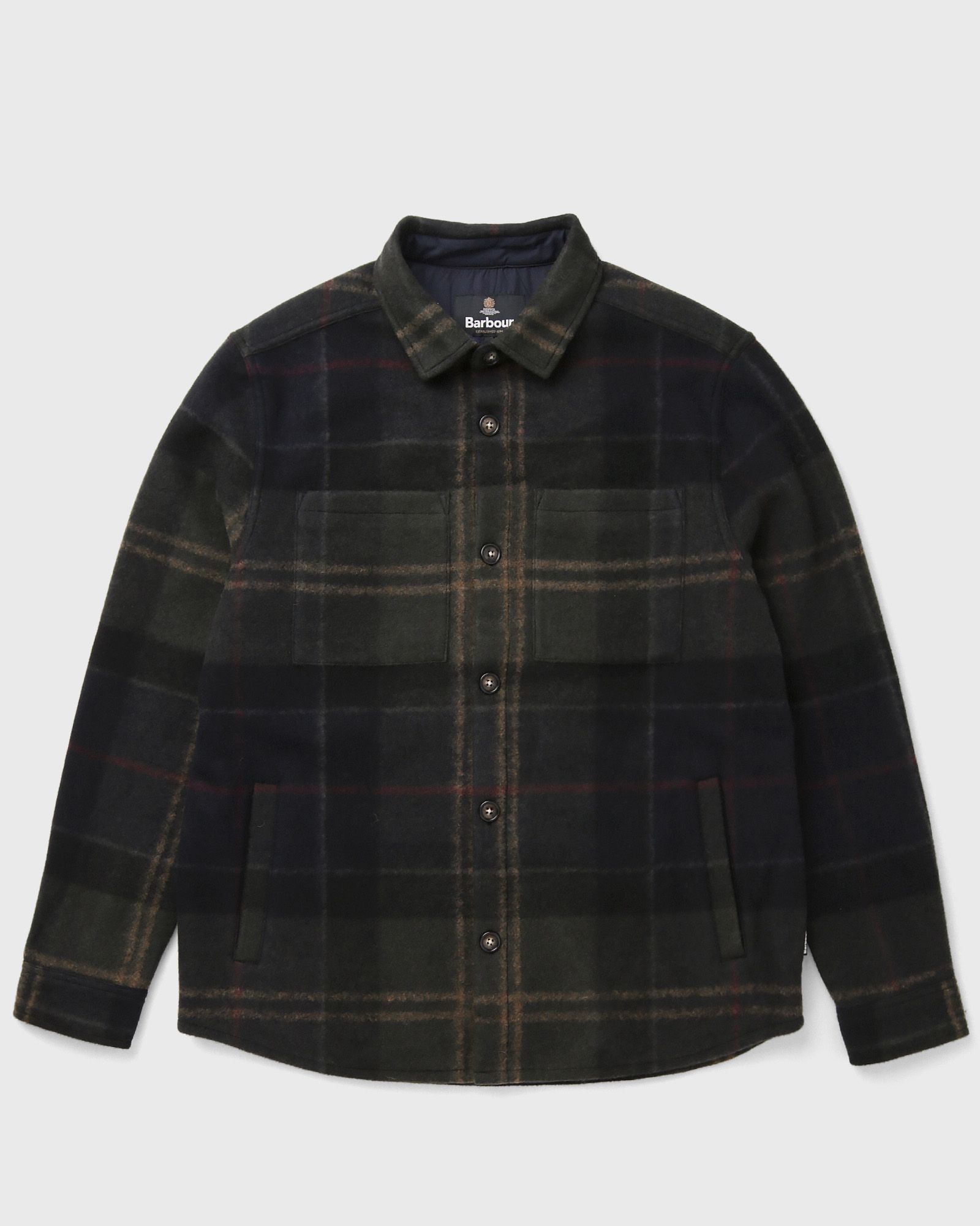 Barbour Woodlane Overshirt, grey|multi
