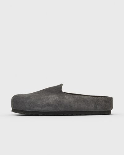 Birkenstock Amsterdam Wrapped Suede Leather, grey