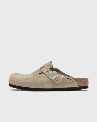 Birkenstock Boston Rivet Suede Leather, beige