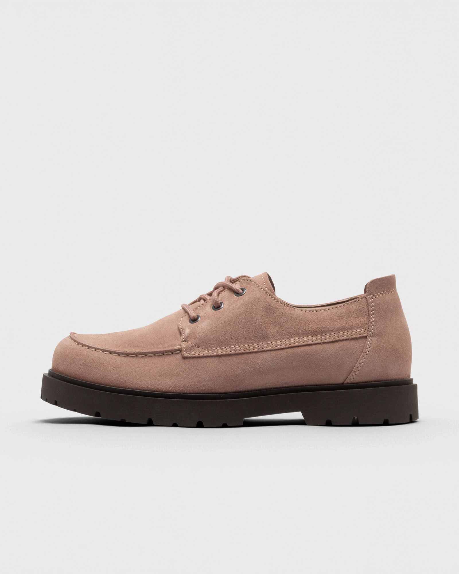 Birkenstock Highwood Moc Lace Low Suede Leather, pink