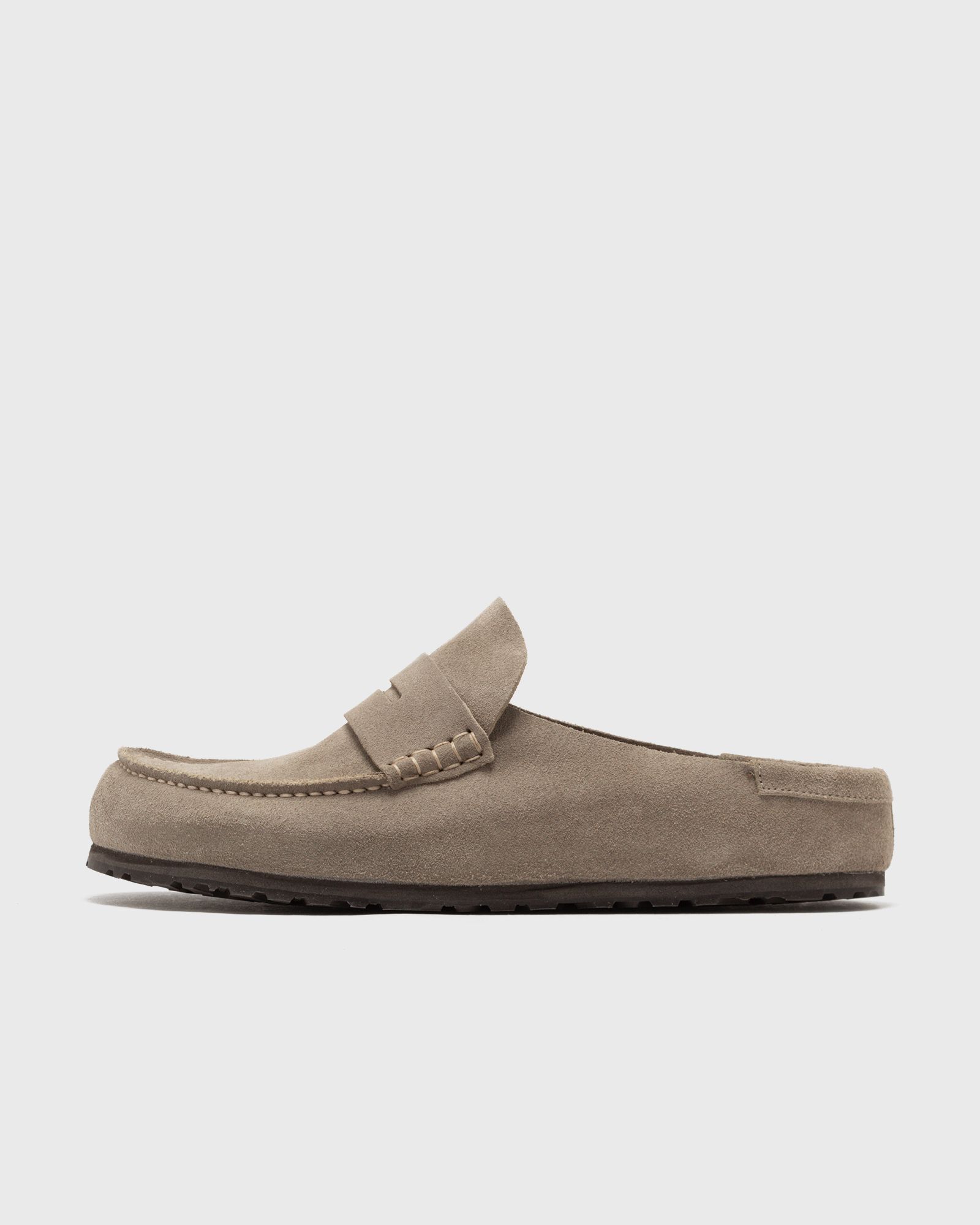 Birkenstock Naples Wrapped Suede Leather, beige