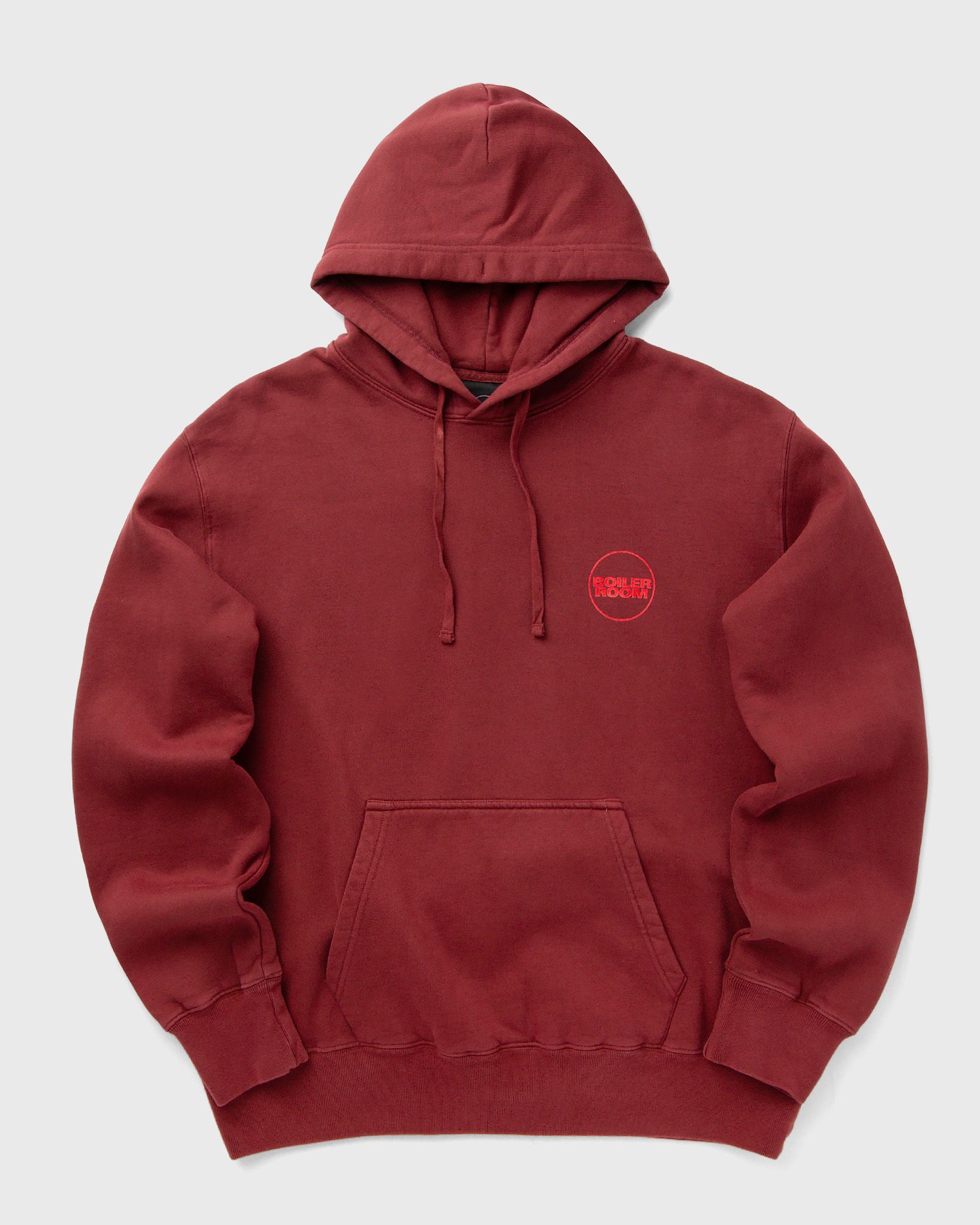 Boiler Room CORE BOILER ROOM HOODY GARMENT DYE, red