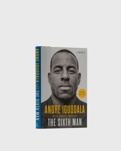 Books "The Sixth Man - A Memoir" by Andre Iguodala & Carvell Wallace, multi