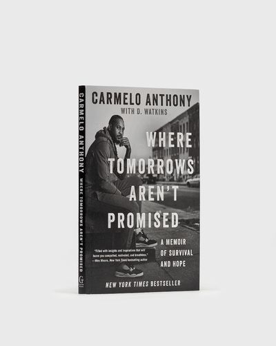 Books "Where Tomorrows Aren't Promised: A Memoir of Survival and Hope" by Carmelo Anthony, multi
