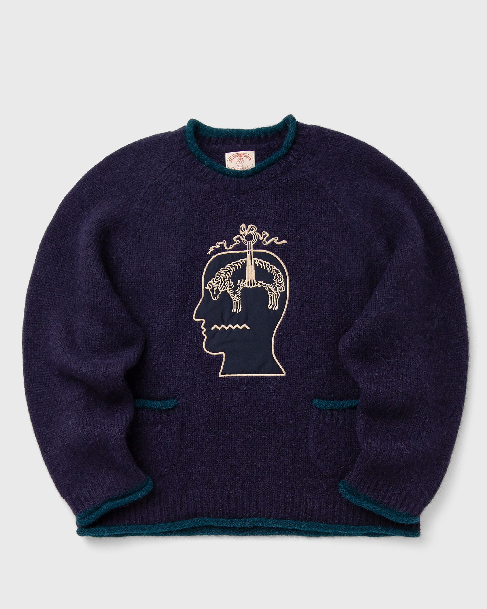 Brain Dead X BROOKS BROTHERS Rolled Neck Sweater, multi